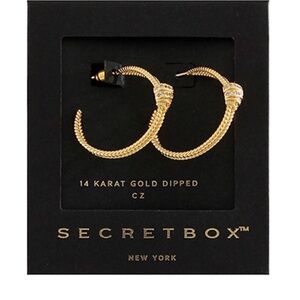 Layered & Accented Pave CZ Hoops